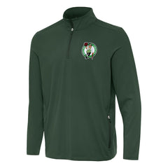NBA - Boston Celtics Antigua Perilous Quarter-Zip Sweatshirt - Hunter Green