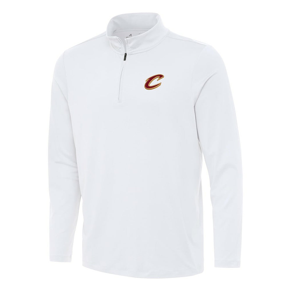 NBA - Cleveland Cavaliers Antigua Reprocess Quarter-Zip Top - White