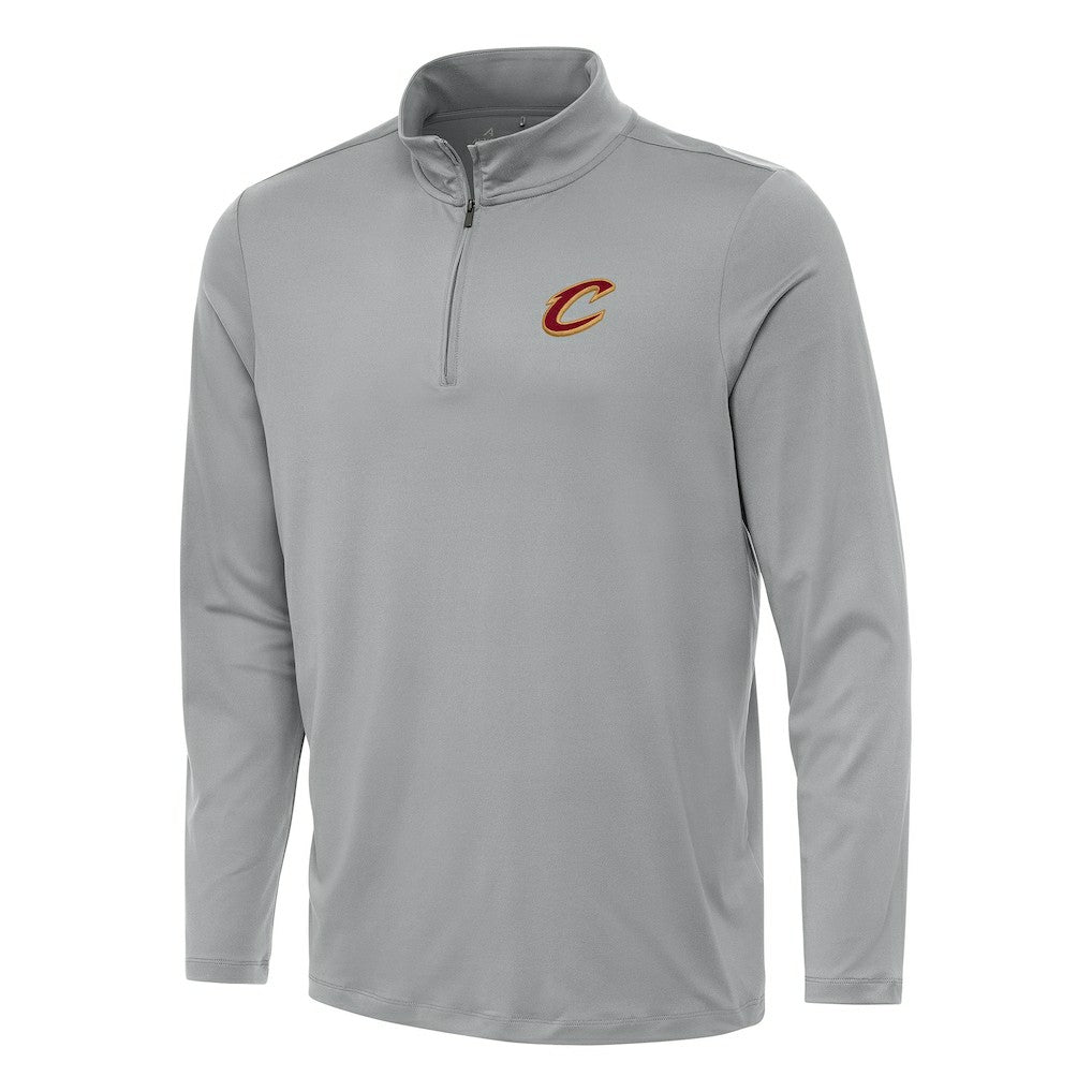 NBA - Cleveland Cavaliers Antigua Reprocess Quarter-Zip Top - Gray