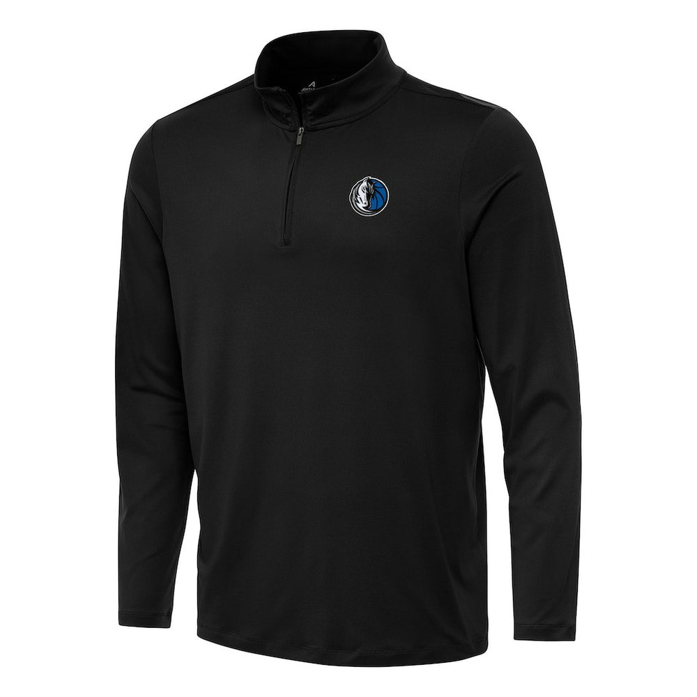 NBA - Dallas Mavericks Antigua Reprocess Quarter-Zip Top - Black