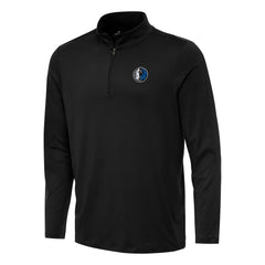 NBA - Dallas Mavericks Antigua Reprocess Quarter-Zip Top - Black