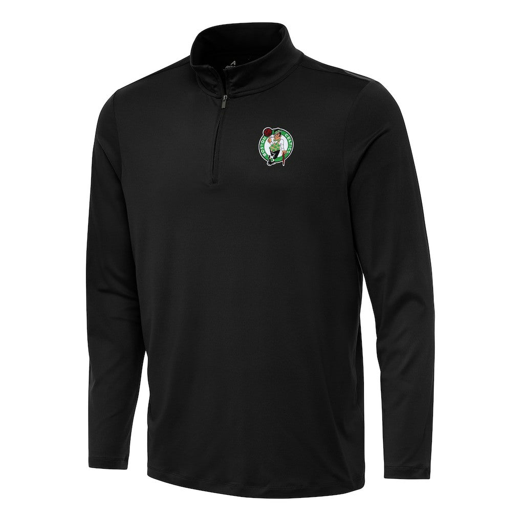 NBA - Boston Celtics Antigua Reprocess Quarter-Zip Top - Black
