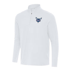 NBA - Charlotte Hornets Antigua Intent Quarter-Zip Top - White