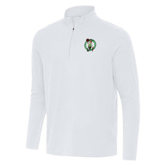 NBA - Boston Celtics Antigua Intent Quarter-Zip Top - White