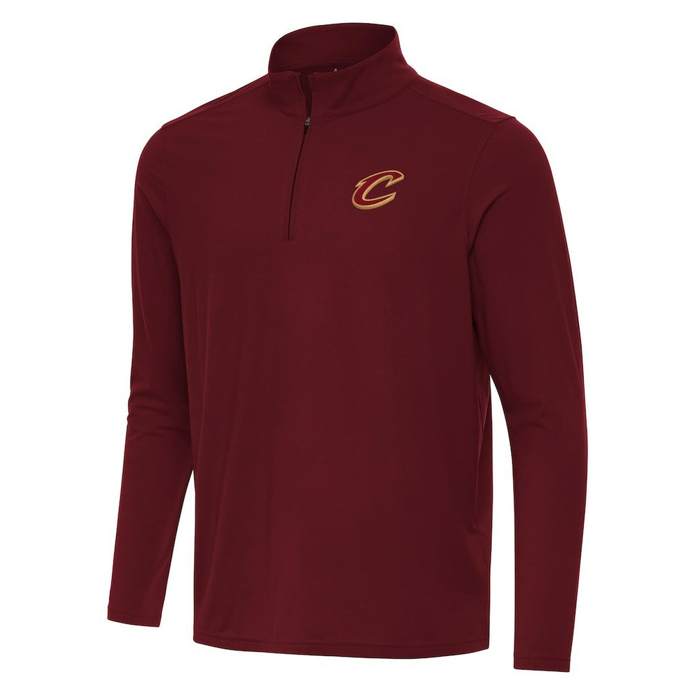 NBA - Cleveland Cavaliers Antigua Intent Quarter-Zip Top - Wine