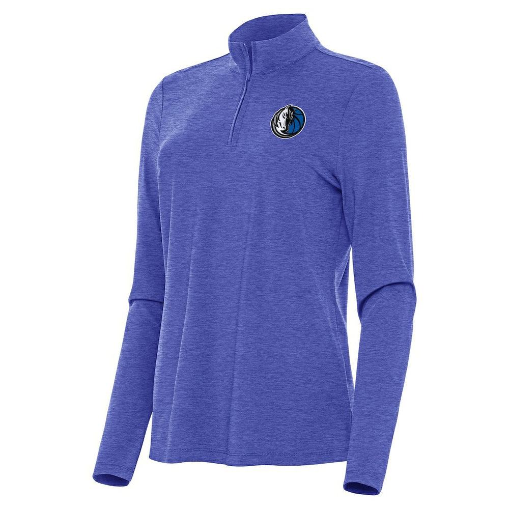 NBA - Dallas Mavericks Antigua Women's Bright Quarter-Zip Top - Heather Royal