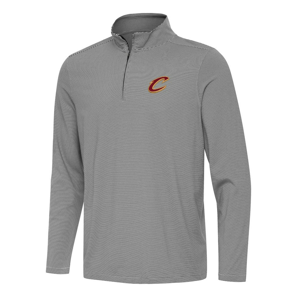 NBA - Cleveland Cavaliers Antigua Twine Quarter-Zip Top - Black