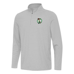 NBA - Boston Celtics Antigua Twine Quarter-Zip Top - Gray