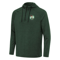 NBA - Boston Celtics Antigua Spikes Raglan Quarter-Zip Hoodie - Heather Green
