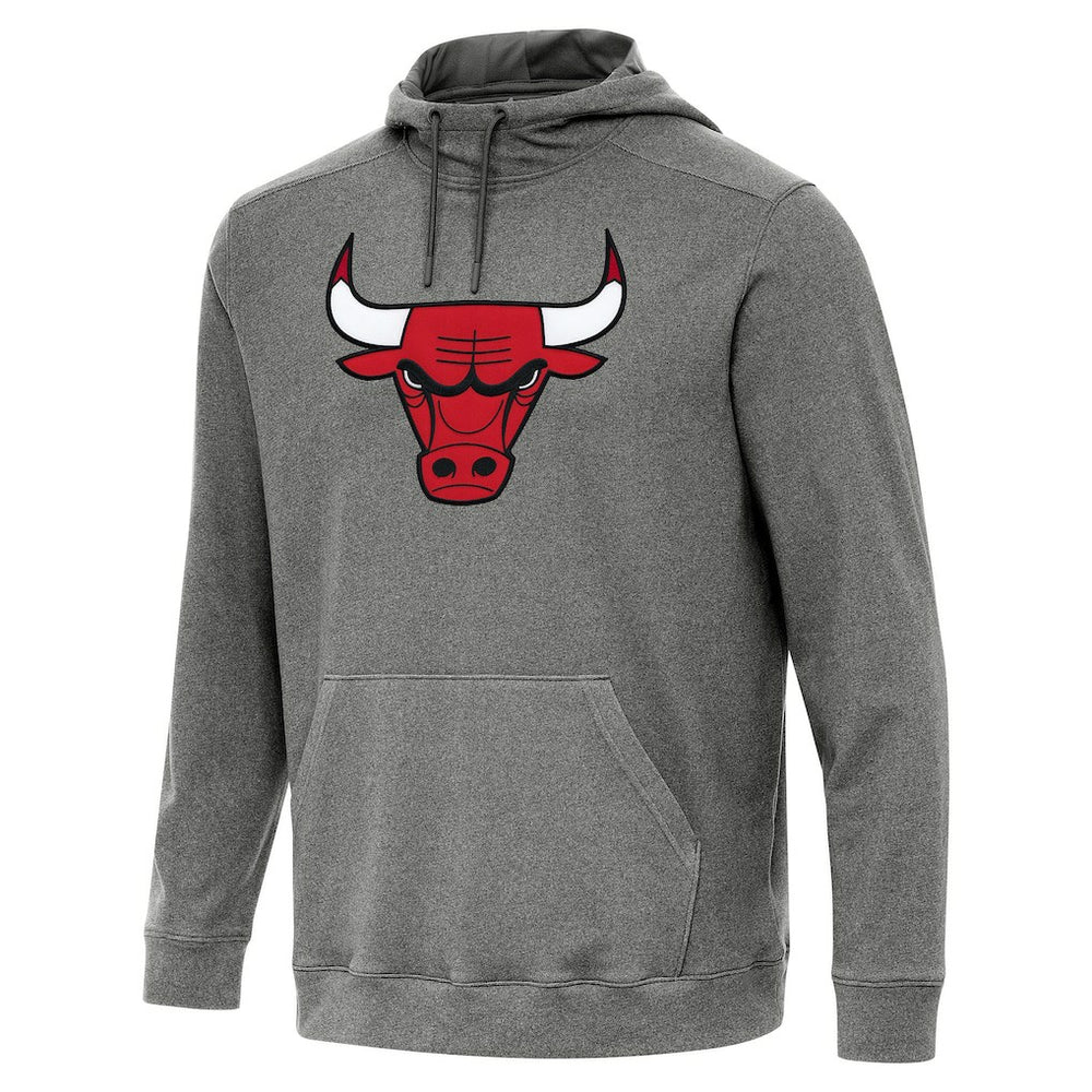 NBA - Chicago Bulls Antigua Cloud Pullover Hoodie - Heather Black