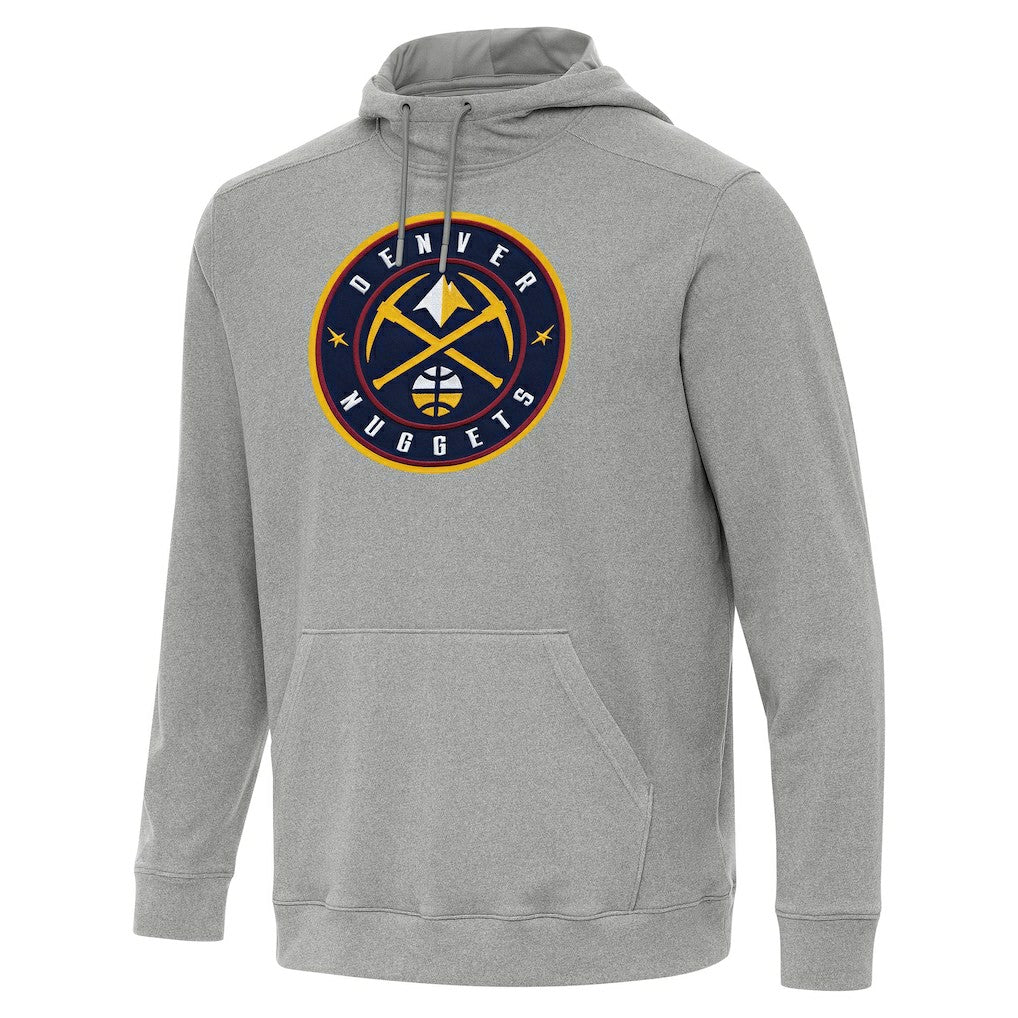 NBA - Denver Nuggets Antigua Cloud Pullover Hoodie - Heather Gray