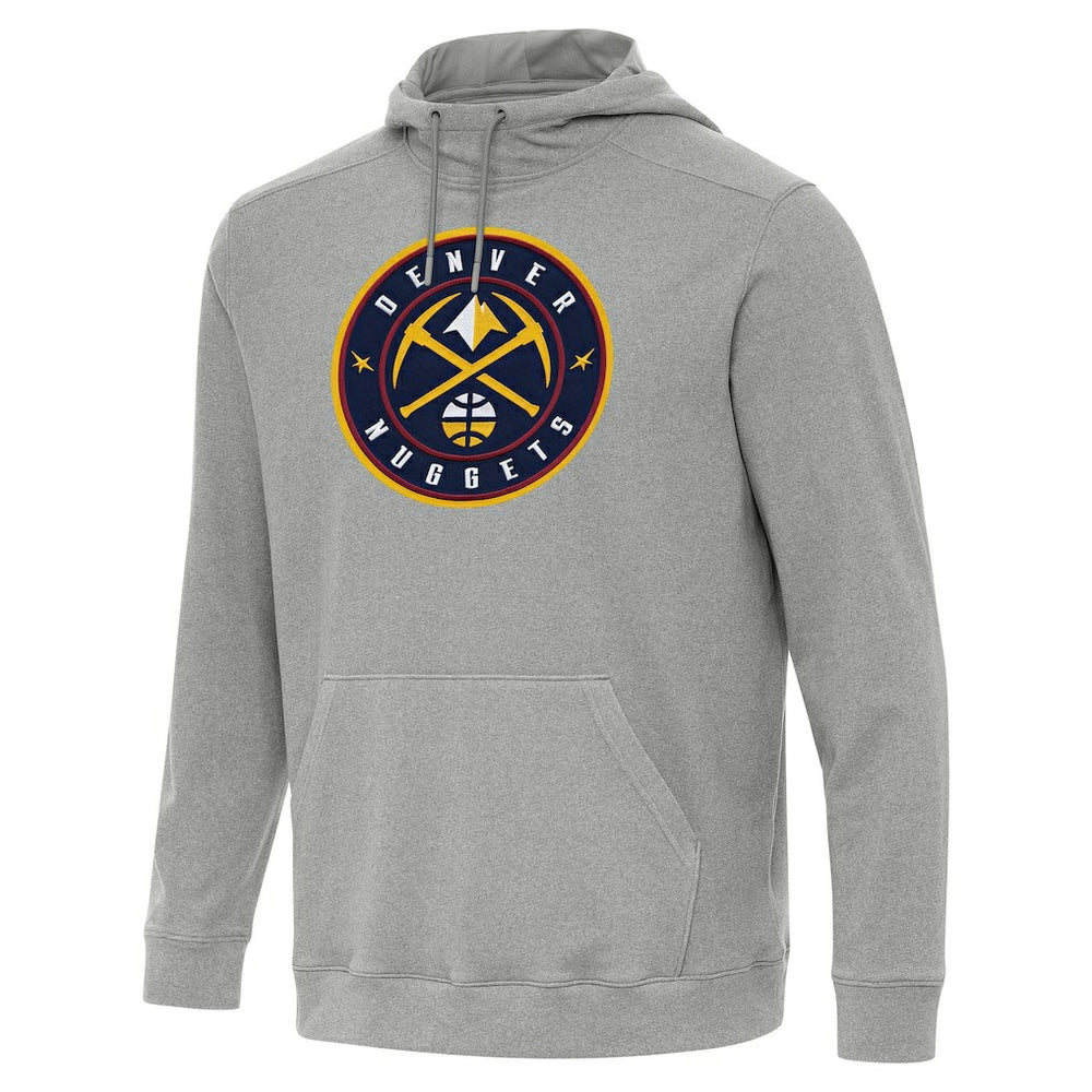 NBA - Denver Nuggets Antigua Cloud Pullover Hoodie - Heather Gray