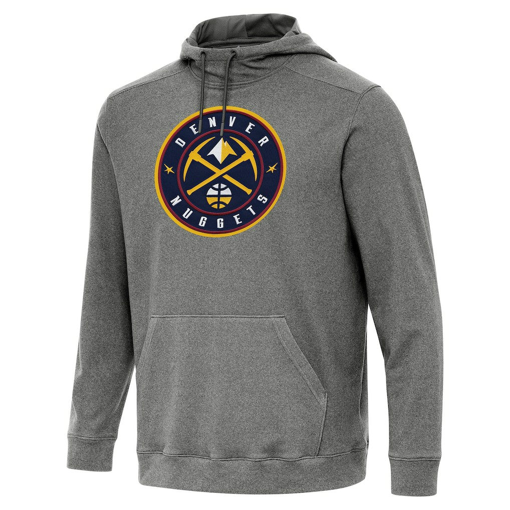 NBA - Denver Nuggets Antigua Cloud Pullover Hoodie - Heather Black