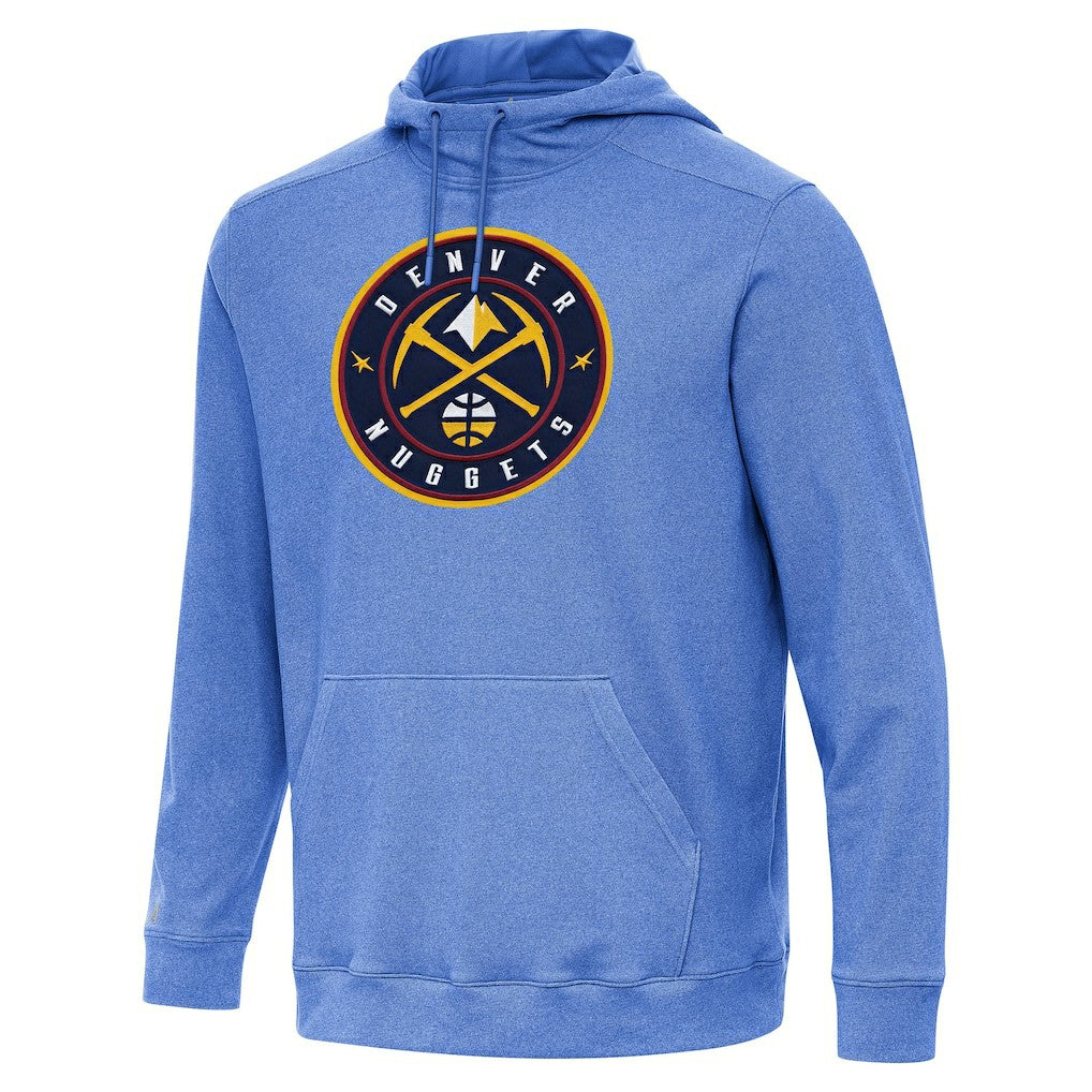 NBA - Denver Nuggets Antigua Cloud Pullover Hoodie - Heather Blue