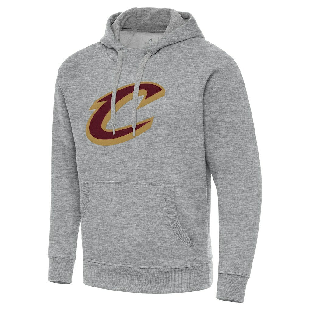 NBA - Cleveland Cavaliers Antigua Big & Tall Victory Raglan Pullover Hoodie - Heather Gray