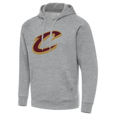 NBA - Cleveland Cavaliers Antigua Big & Tall Victory Raglan Pullover Hoodie - Heather Gray