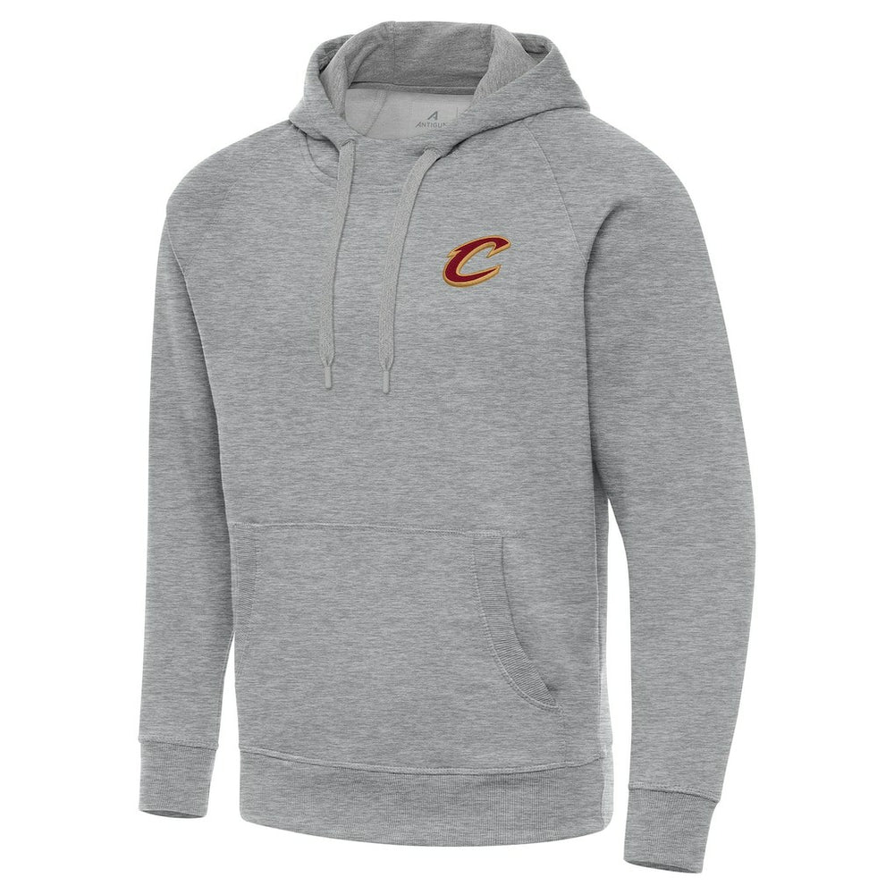 NBA - Cleveland Cavaliers Antigua Big & Tall Victory Raglan Pullover Hoodie - Heather Gray