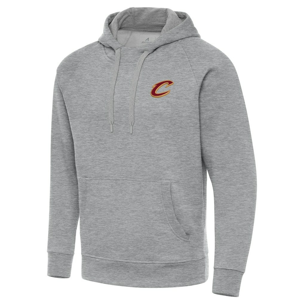 NBA - Cleveland Cavaliers Antigua Big & Tall Victory Raglan Pullover Hoodie - Heather Gray