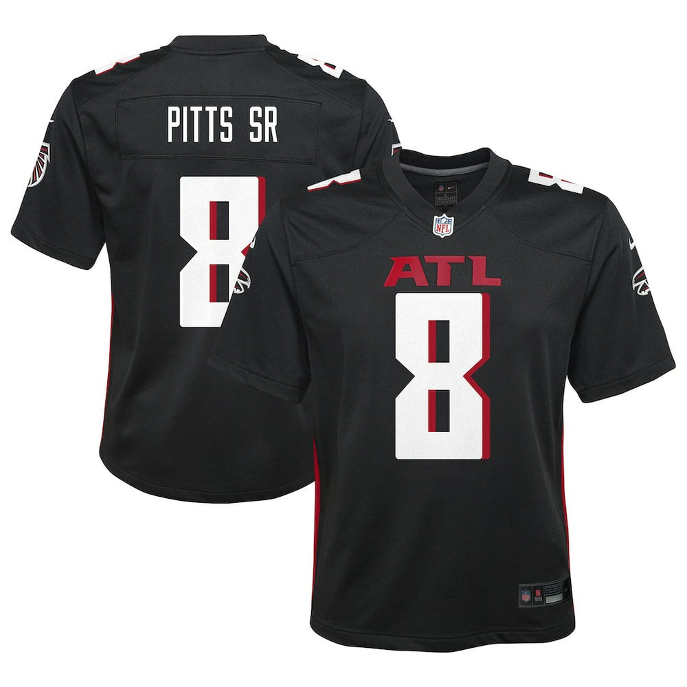 Kyle Pitts Sr. Atlanta Falcons Youth Game Jersey Black - Nike