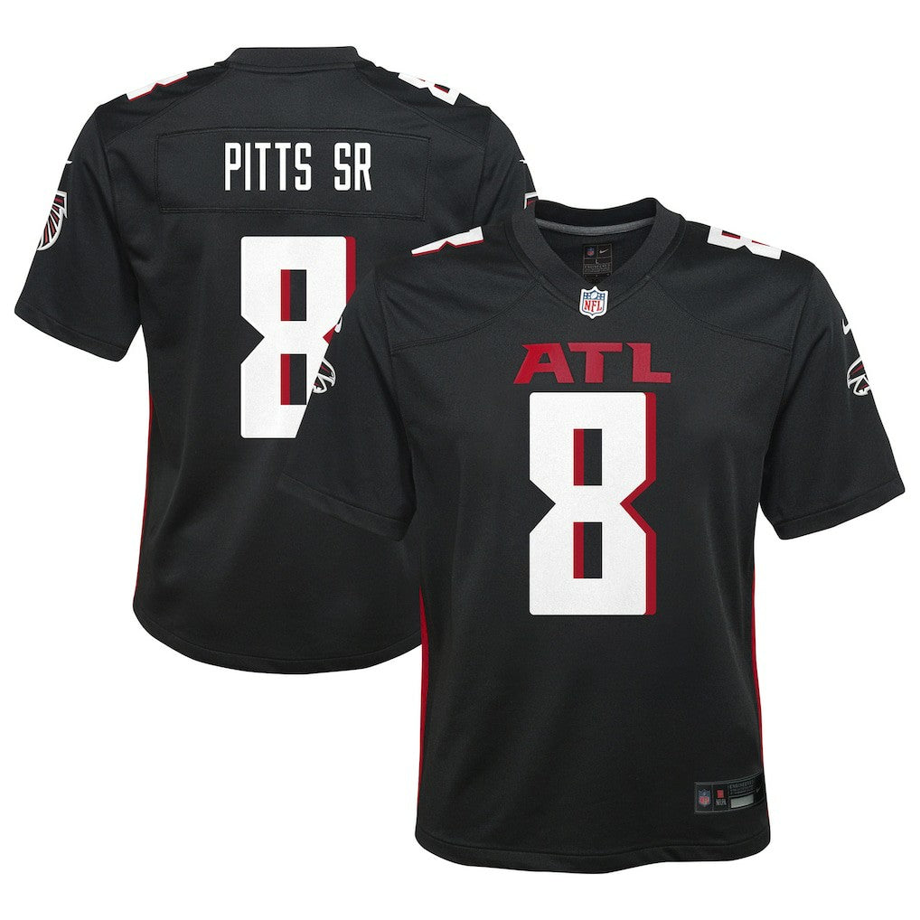 Kyle Pitts Sr. Atlanta Falcons Youth Game Jersey Black - Nike