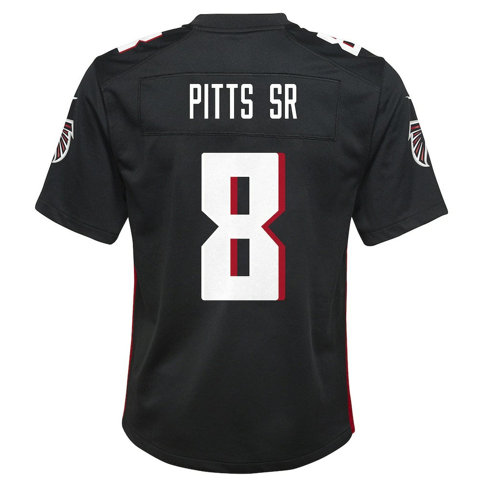 Kyle Pitts Sr. Atlanta Falcons Youth Game Jersey Black - Nike