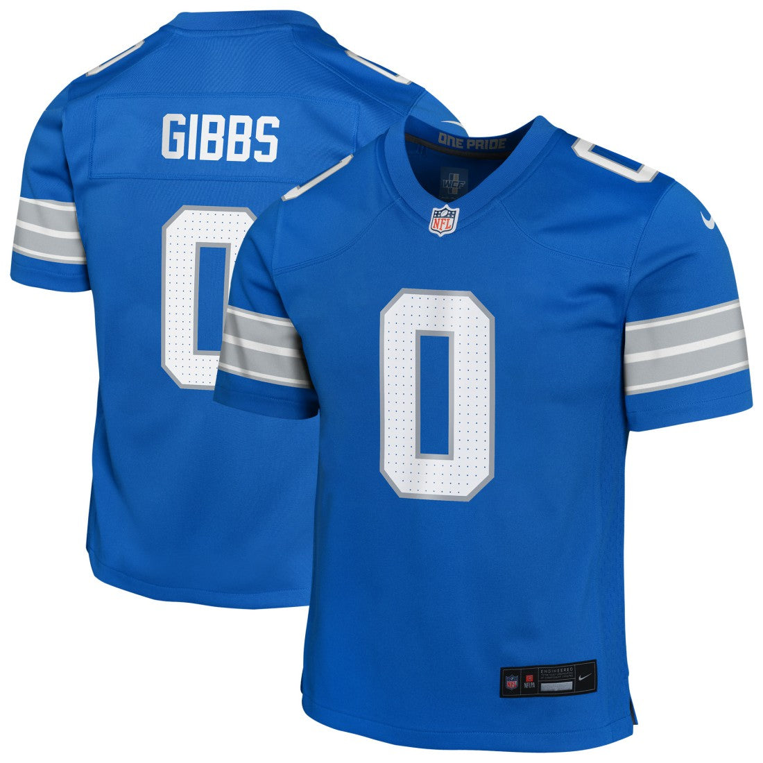 Jahmyr Gibbs Detroit Lions Youth Game Jersey Blue - Nike