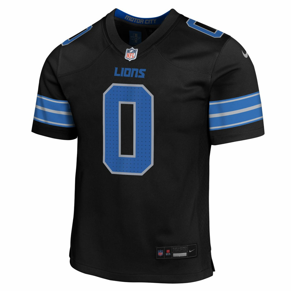 Jahmyr Gibbs Detroit Lions Youth Game Jersey Black - Nike