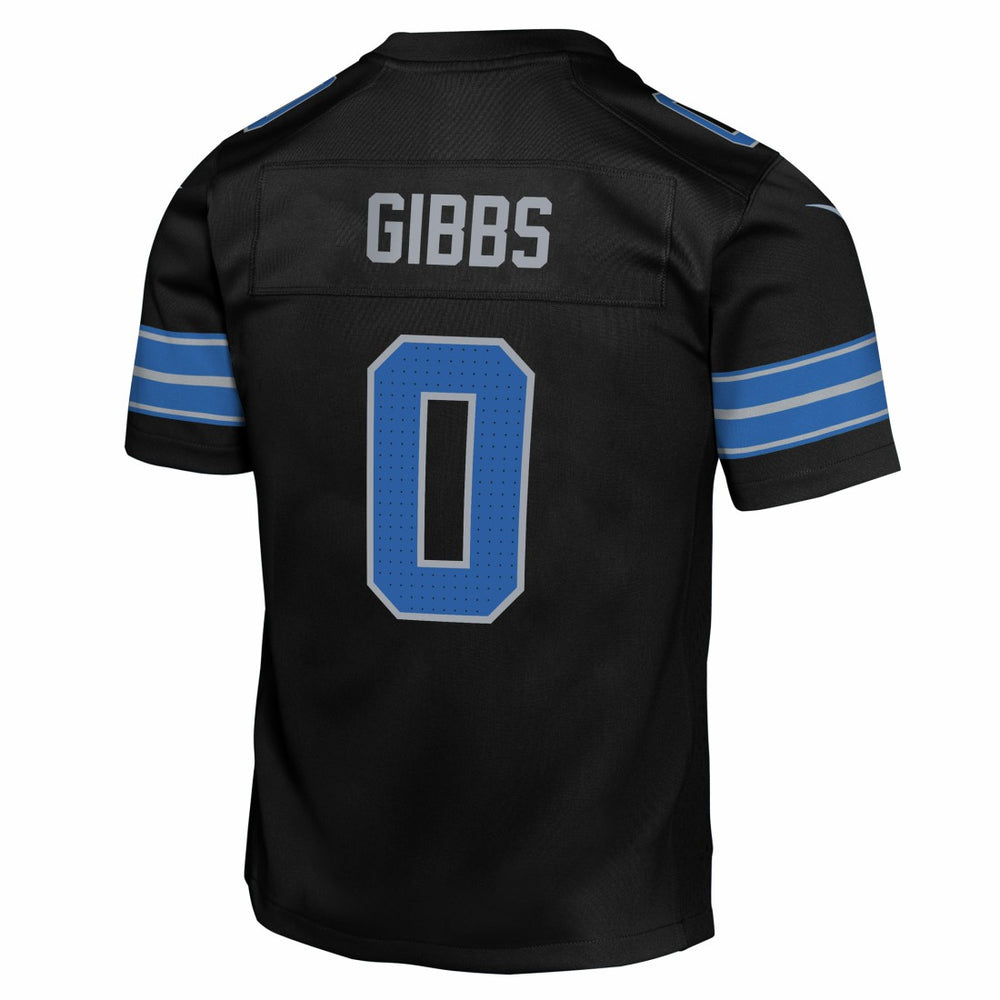 Jahmyr Gibbs Detroit Lions Youth Game Jersey Black - Nike