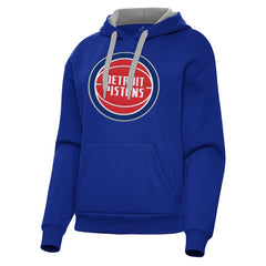 NBA - Detroit Pistons Antigua Women's Victory Pullover Hoodie - Blue