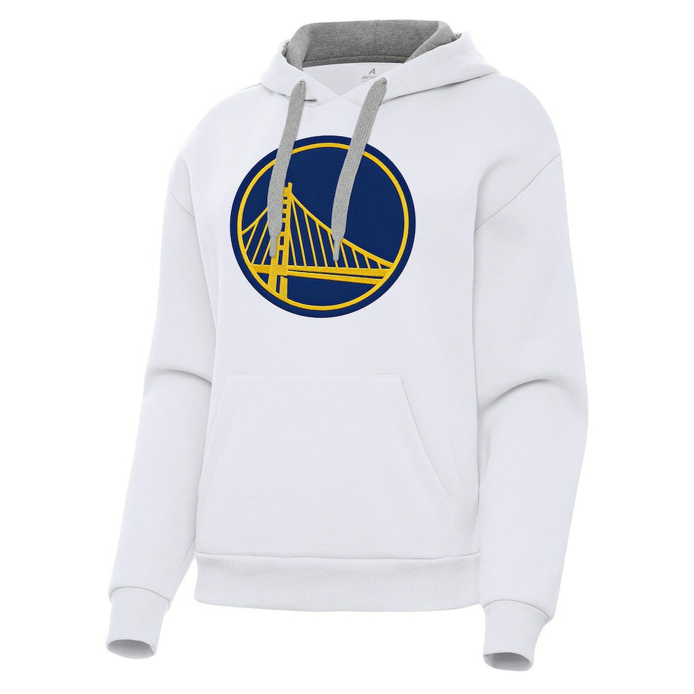 NBA - Golden State Warriors Antigua Women's Victory Pullover Hoodie - White