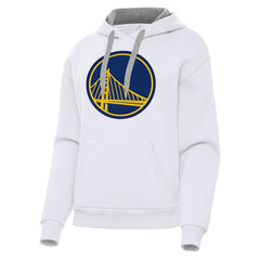 NBA - Golden State Warriors Antigua Women's Victory Pullover Hoodie - White