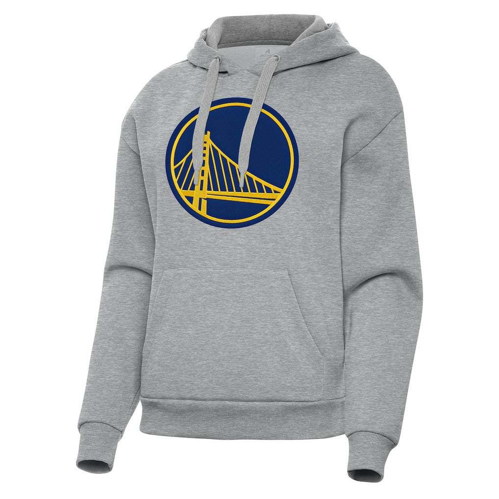 NBA - Golden State Warriors Antigua Women's Victory Pullover Hoodie - Heather Gray