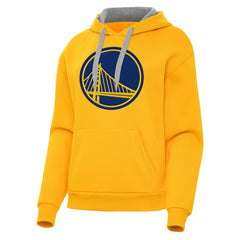 NBA - Golden State Warriors Antigua Women's Victory Pullover Hoodie - Gold