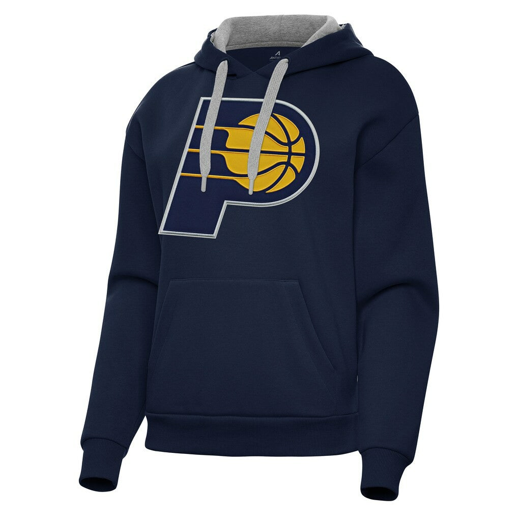 NBA - Indiana Pacers Antigua Women's Victory Pullover Hoodie - Navy