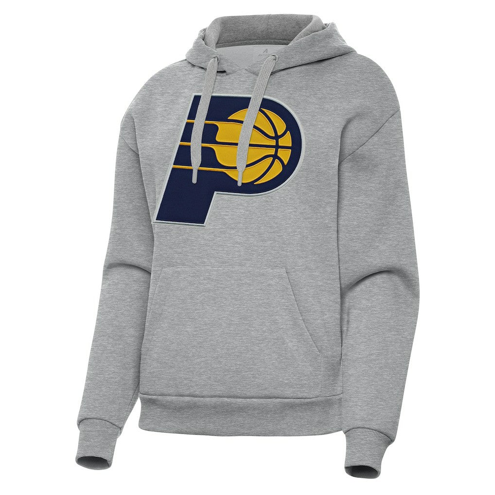 NBA - Indiana Pacers Antigua Women's Victory Pullover Hoodie - Heather Gray