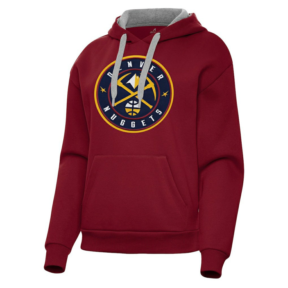 NBA - Denver Nuggets Antigua Women's Victory Pullover Hoodie - Red