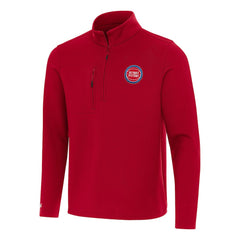 NBA - Detroit Pistons Antigua Insider Quarter-Zip Top - Red