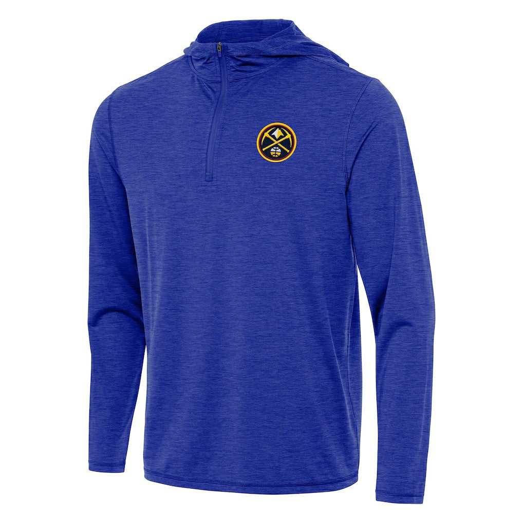 NBA - Denver Nuggets Antigua Tidy Quarter-Zip Hoodie - Heather Royal