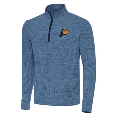 NBA - Indiana Pacers Antigua Cause Quarter-Zip Top - Heather Navy