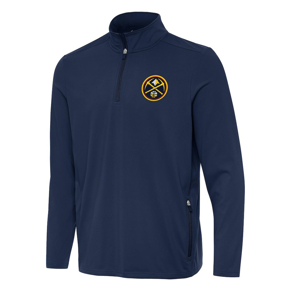 NBA - Denver Nuggets Antigua Perilous Quarter-Zip Sweatshirt - Navy