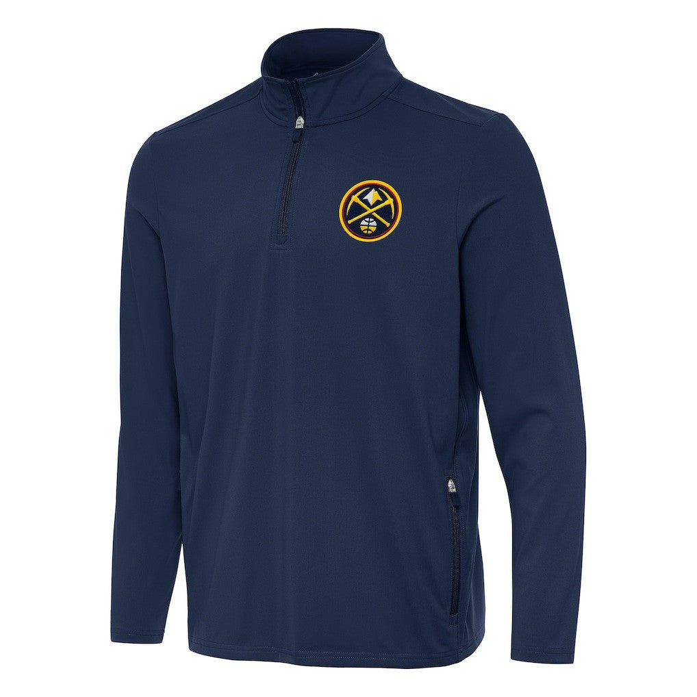 NBA - Denver Nuggets Antigua Perilous Quarter-Zip Sweatshirt - Navy