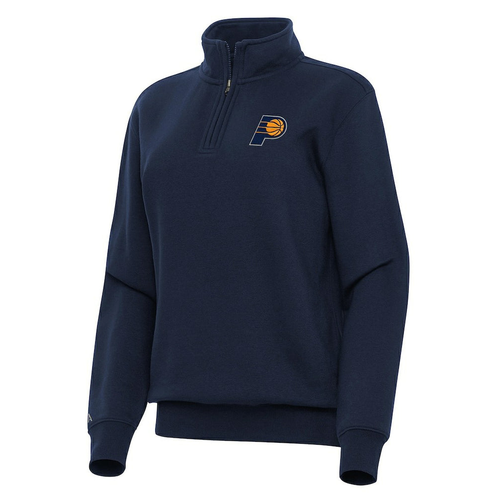 NBA - Indiana Pacers Antigua Women's Victory Quarter-Zip Sweatshirt - Navy