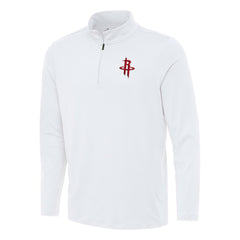 NBA - Houston Rockets Antigua Reprocess Quarter-Zip Top - White