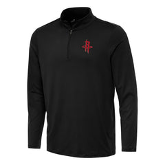 NBA - Houston Rockets Antigua Reprocess Quarter-Zip Top - Black