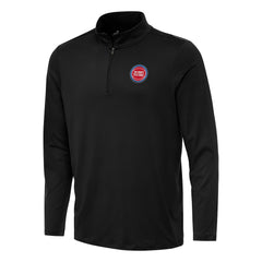 NBA - Detroit Pistons Antigua Reprocess Quarter-Zip Top - Black