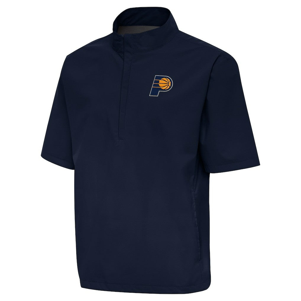 NBA - Indiana Pacers Antigua Brisk Quarter-Zip Windbreaker - Navy