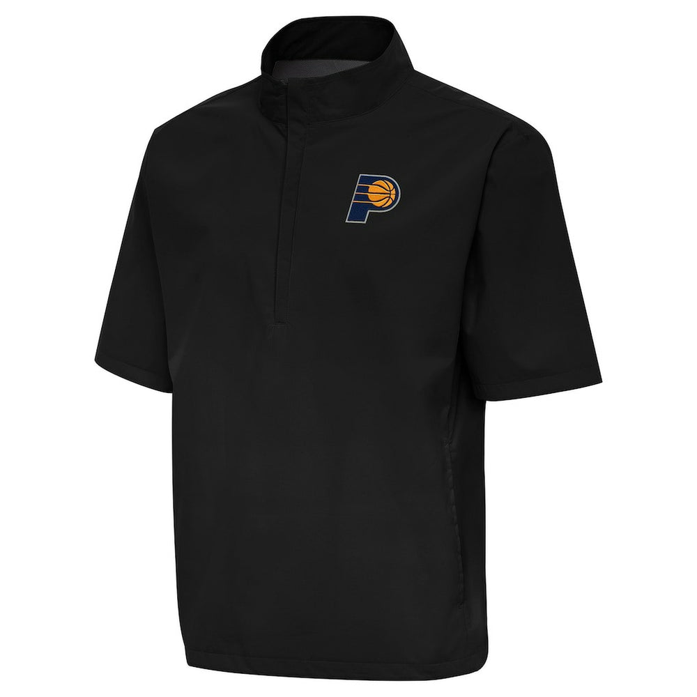 NBA - Indiana Pacers Antigua Brisk Quarter-Zip Windbreaker - Black