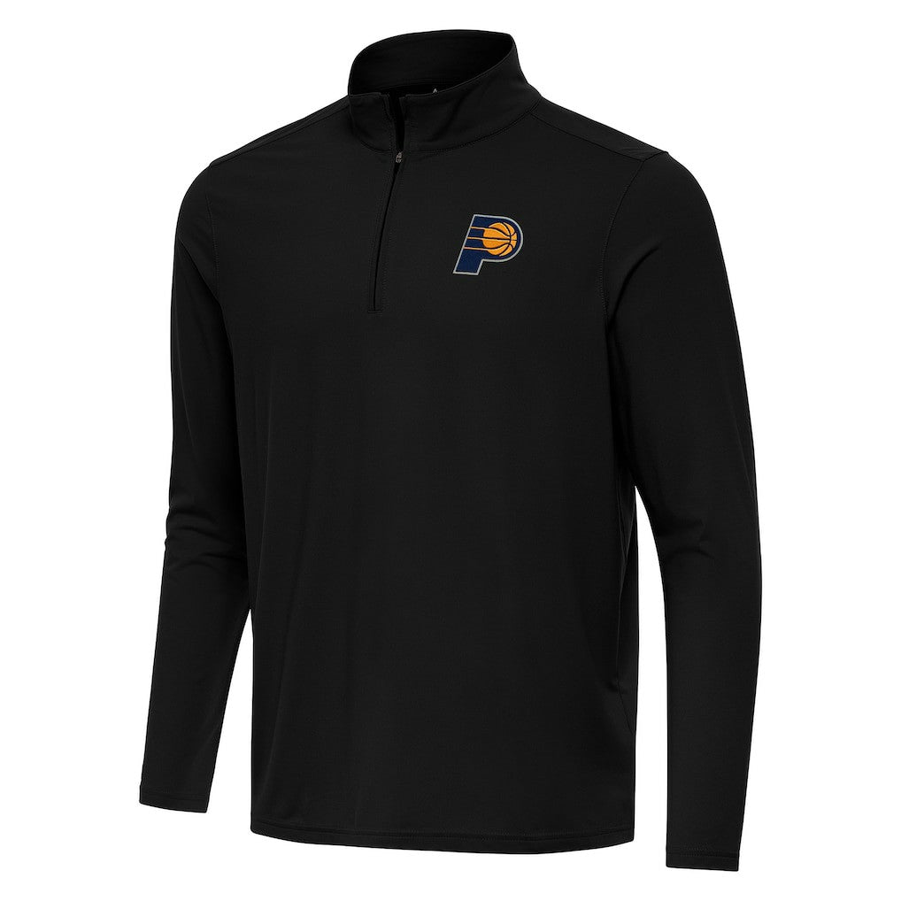NBA - Indiana Pacers Antigua Intent Quarter-Zip Top - Black