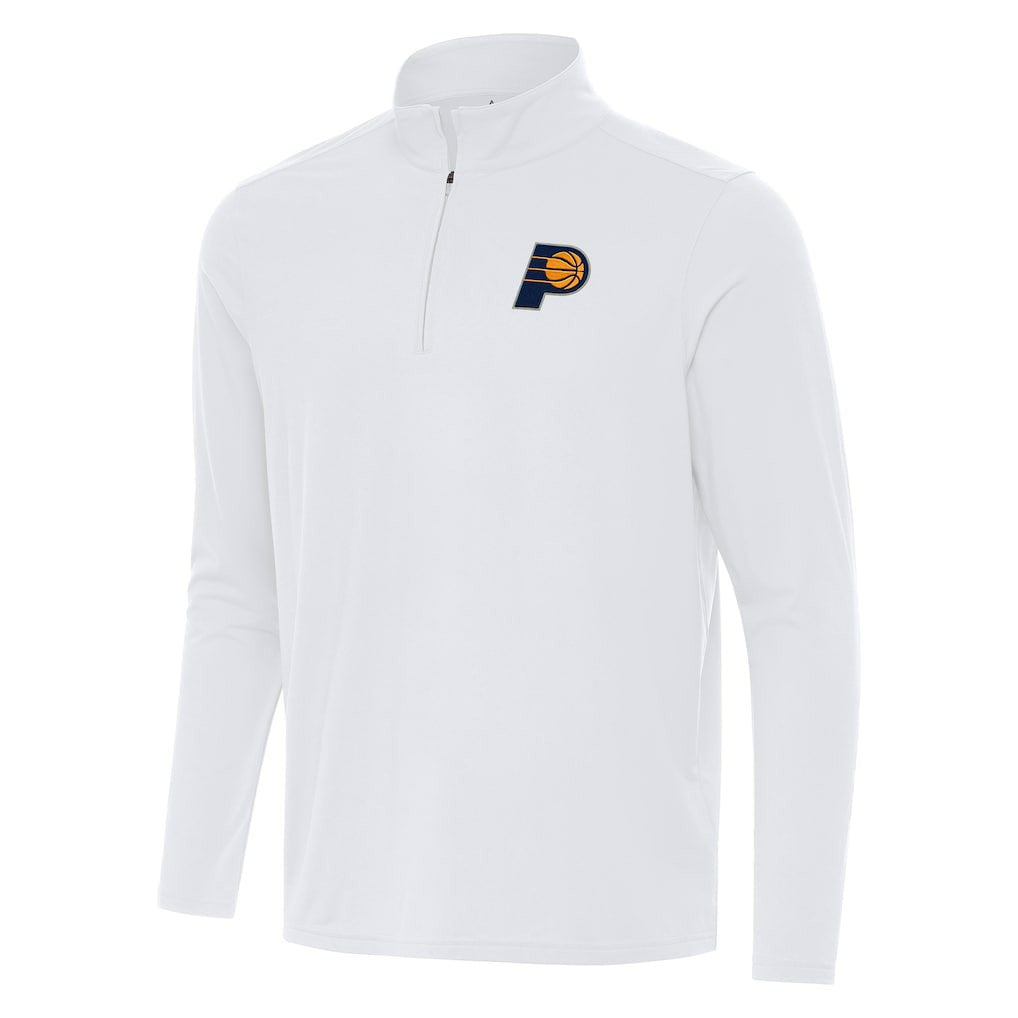 NBA - Indiana Pacers Antigua Intent Quarter-Zip Top - White