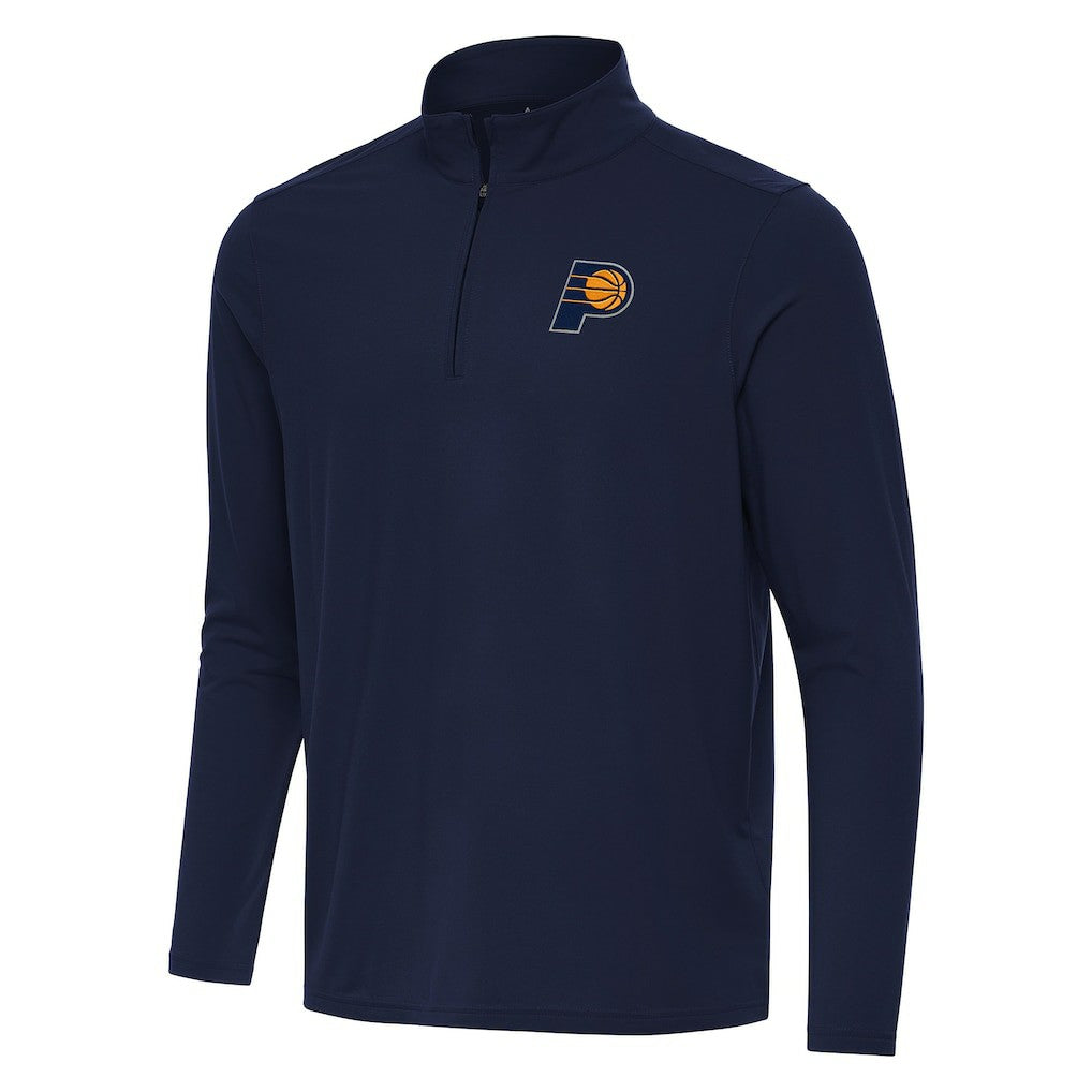 NBA - Indiana Pacers Antigua Intent Quarter-Zip Top - Navy